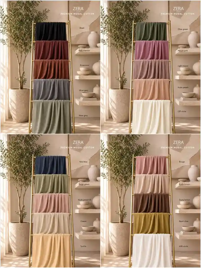 IMPORTED PREMIUM ZERA Modal hijab thumbnail 5