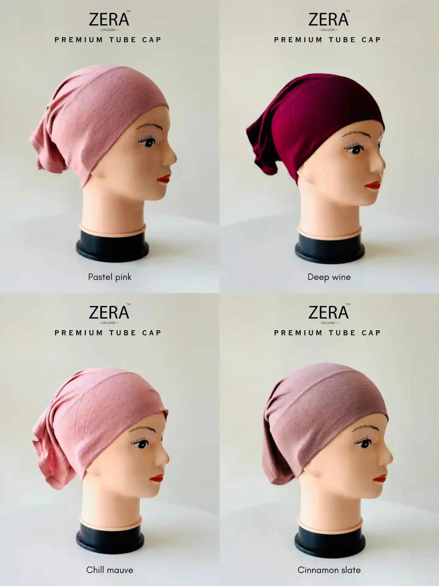 PREMIUM MALAYSIAN  BAMBOO JERSEY TUBE CAP thumbnail 5