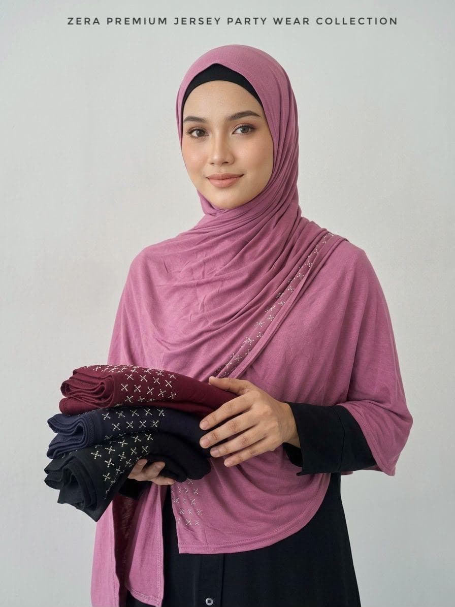 PREMIUM JERSEY PARTY WEAR HIJAB