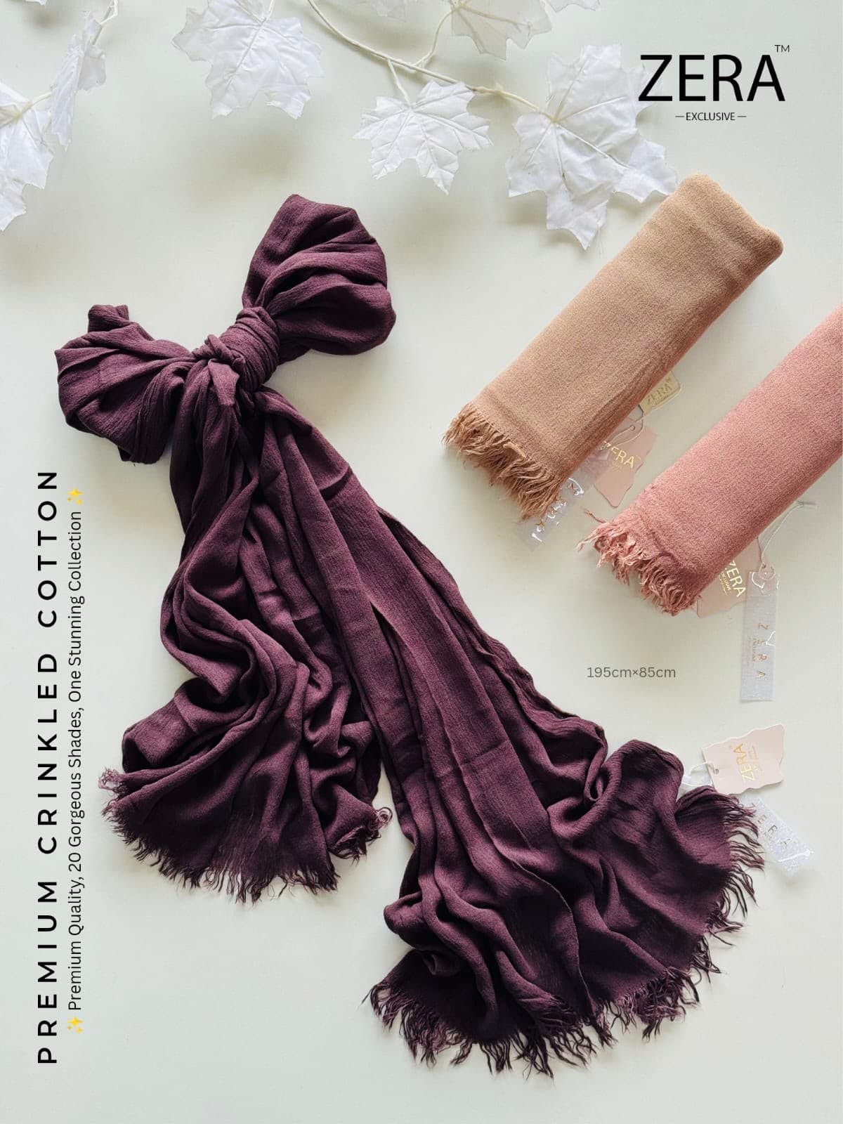 ZERA EXCLUSIVE PREMIUM CRINKLED COTTON thumbnail 2