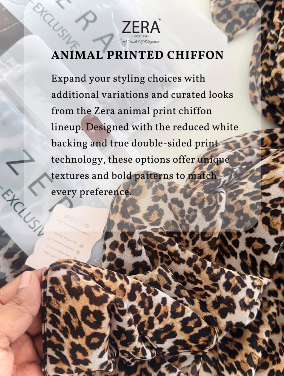PREMIUM DOUBLE SIDED CHIFFON WILD COLLECTION thumbnail 4