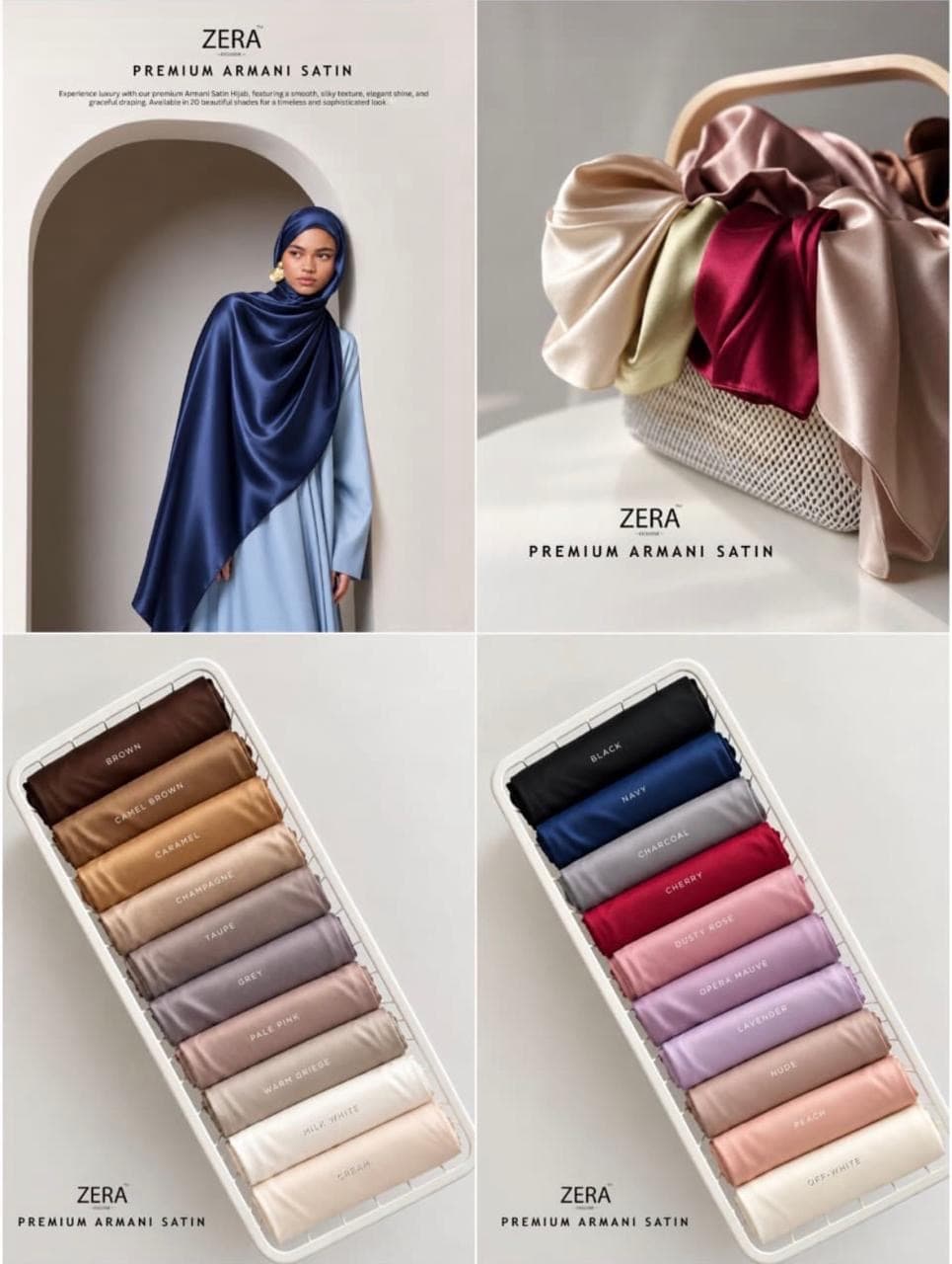 ZERA EXCLUSIVE PREMIUM ARMANI SATIN