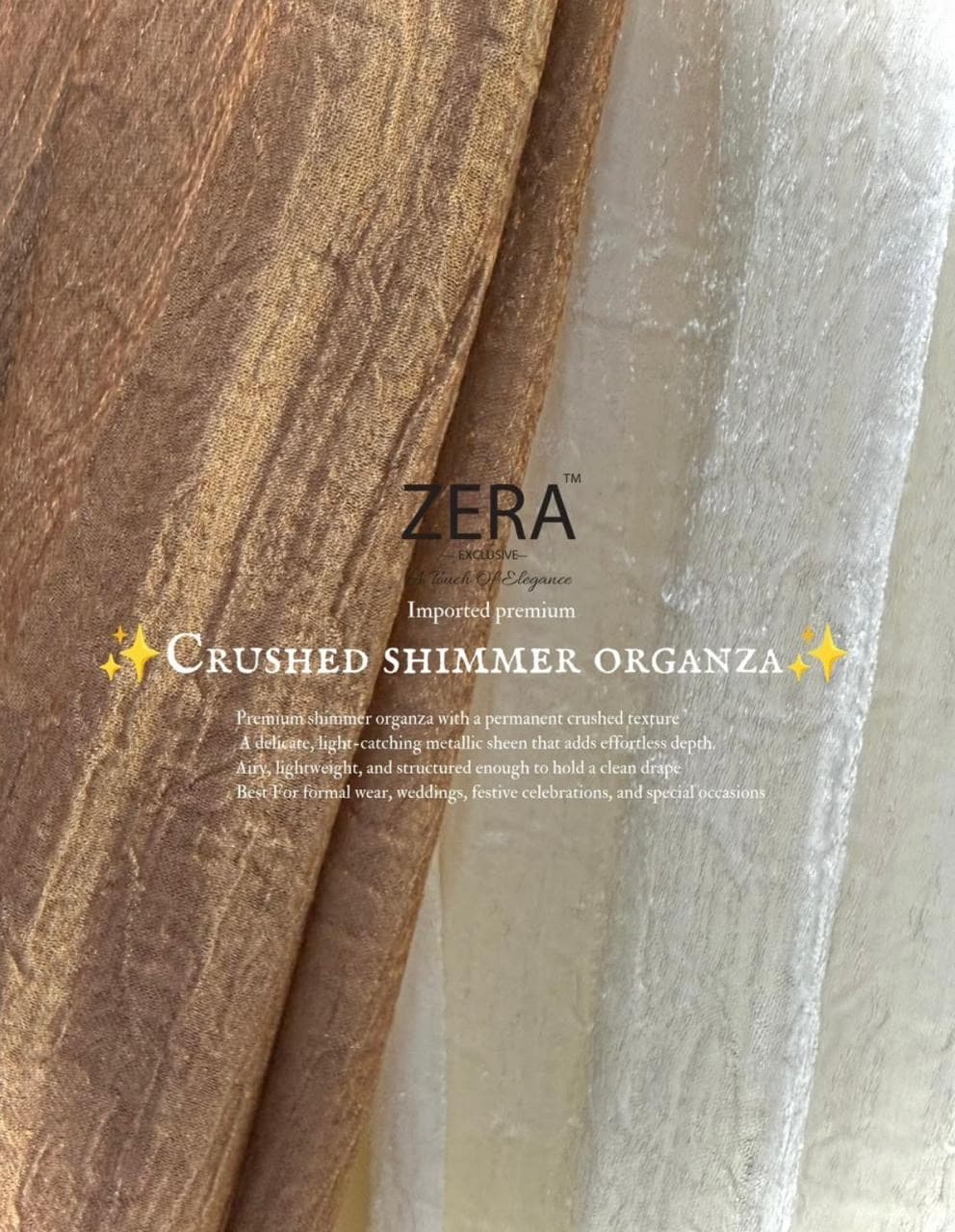 ZERA PREMIUM CRUSHED SHIMMER CRUSHED